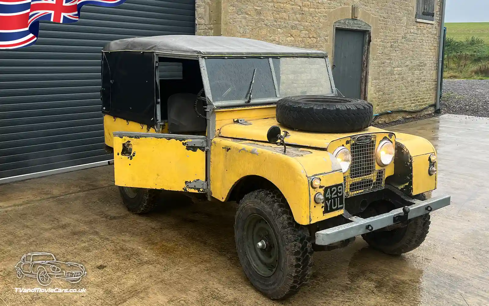 TV Film Movie Action Vehicles Scotland UK Land Rover Series 1 1957 Front OS