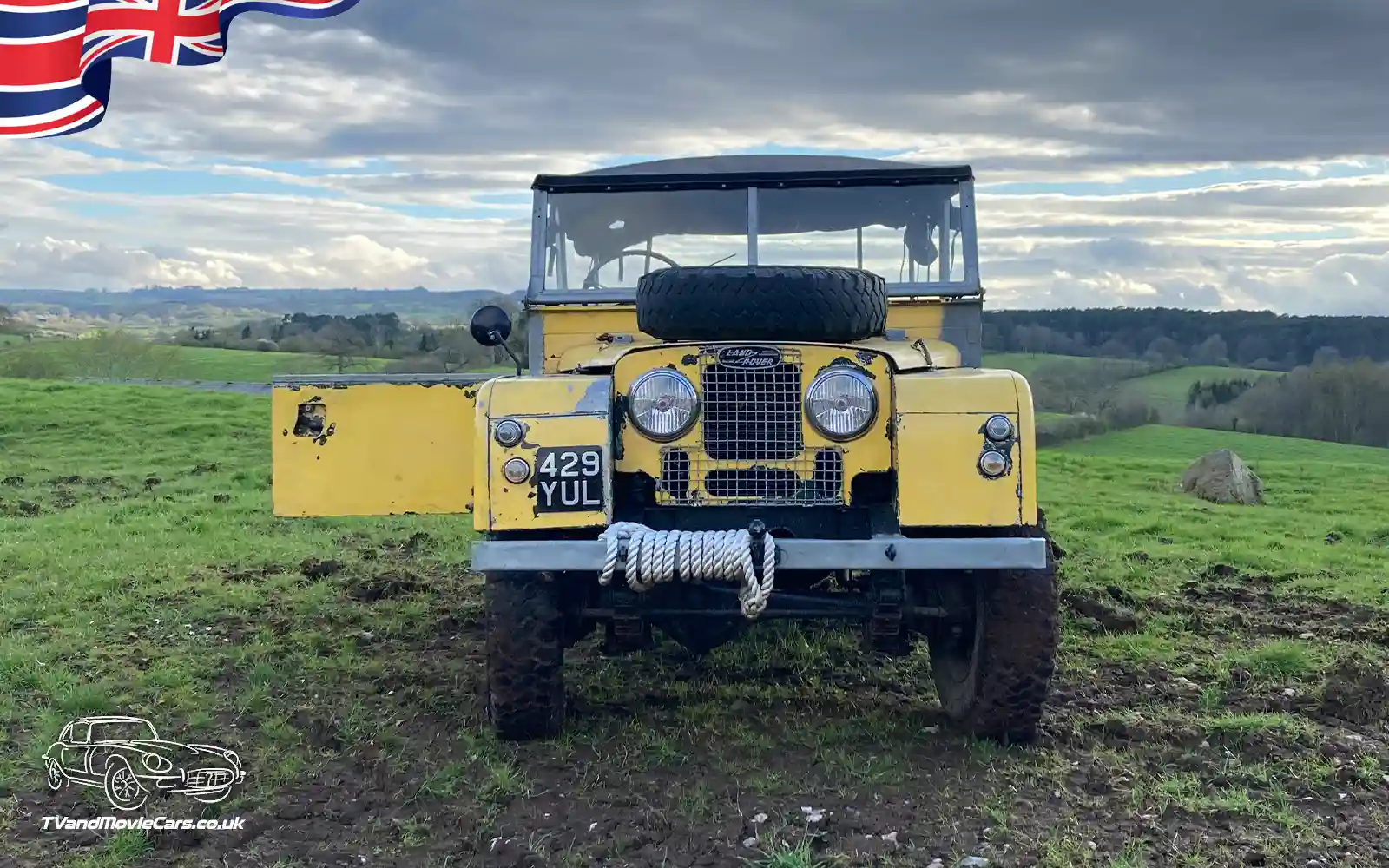 TV Film Movie Action Vehicles Scotland UK Land Rover Series 1 1957 Front