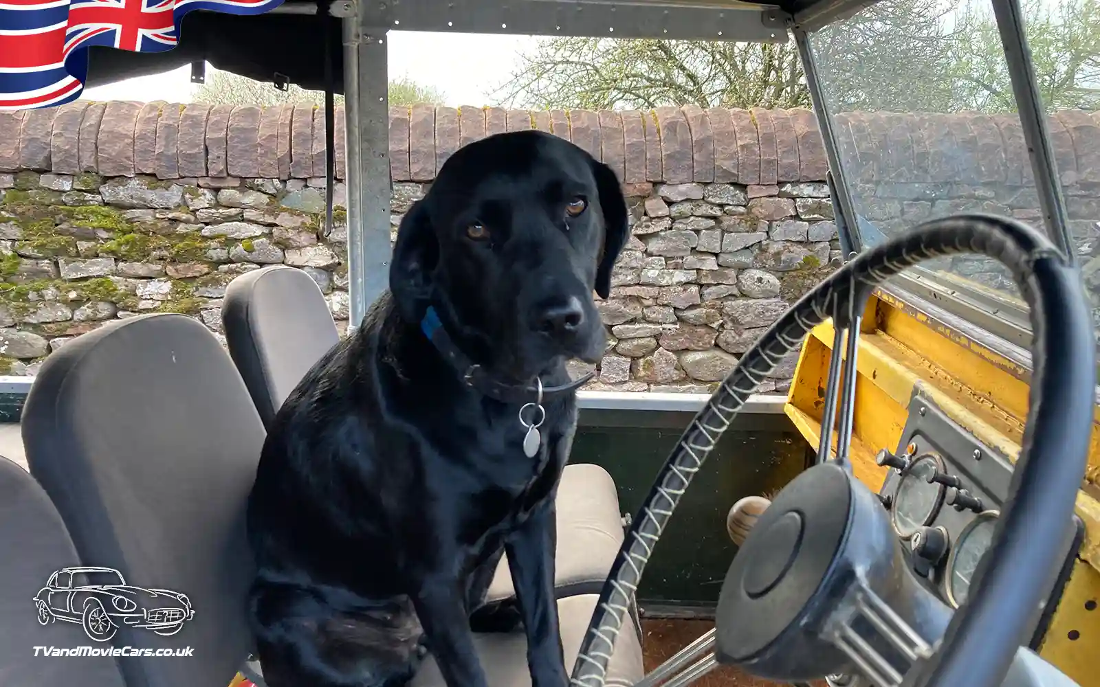 TV Film Movie Action Vehicles Scotland UK Land Rover Series 1 1957 Interior Front OS