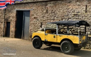 TV Film Movie Action Vehicles Scotland UK Land Rover Series 1 1957 NS Rear