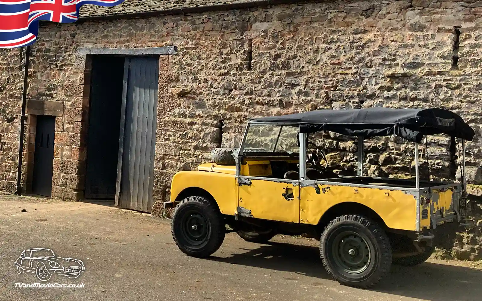 TV Film Movie Action Vehicles Scotland UK Land Rover Series 1 1957 NS Rear