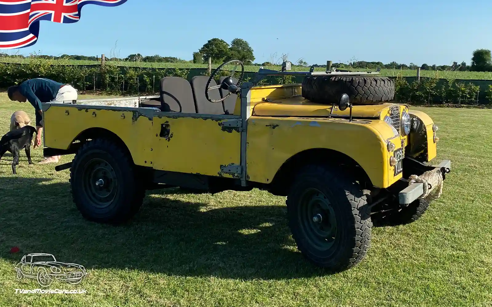 TV Film Movie Action Vehicles Scotland UK Land Rover Series 1 1957 OS Front