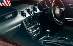 TV Film Movie Action Vehicle Scotland UK Cars Ford Mustang GT 5.0 2015 Interior Dashboard