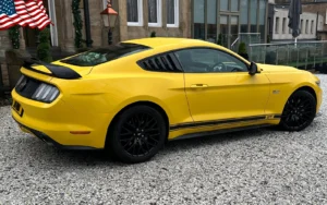 TV Film Movie Action Vehicle Scotland UK Cars Ford Mustang GT 5.0 2015 OS Rear