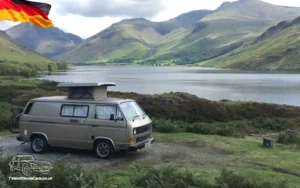 TV Film Movie Action Vehicles Scotland German Cars VW Volkswagen T25 Campervan 1988 - Lochside