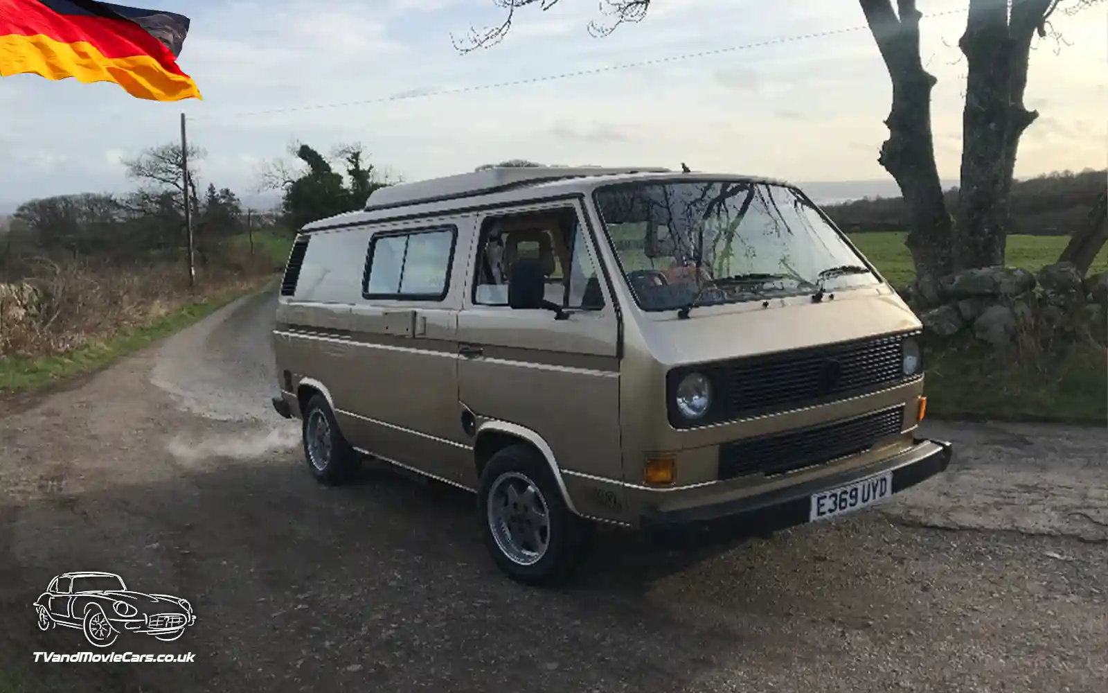 TV Film Movie Action Vehicles Scotland German Cars VW Volkswagen T25 Campervan 1988 - OS Front