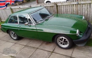 TV Film Movie Action Vehicles Scotland UK Sports Car MGB GT 1981 OS Front