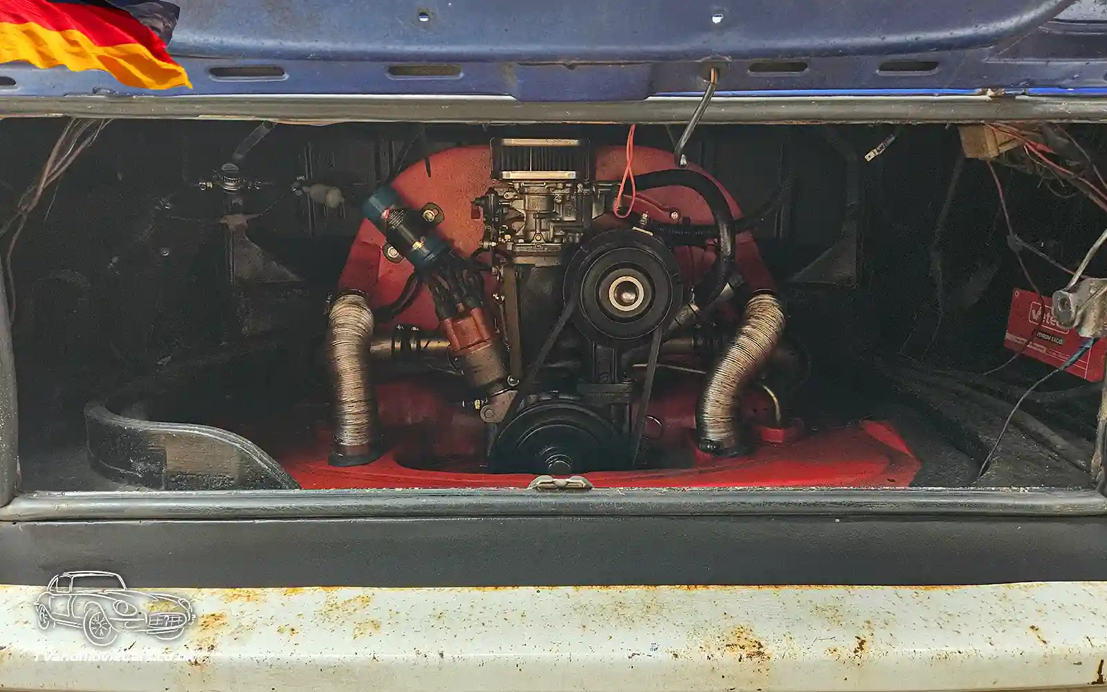 TV Film Movie Action Vehicles Scotland UK VW Camper T2 Bay Window 1977 - Engine
