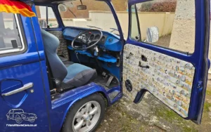TV Film Movie Action Vehicles Scotland UK VW Camper T2 Bay Window 1977 - Interior Front OS
