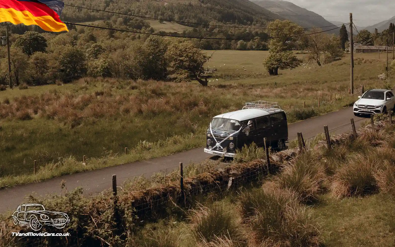 TV Film Movie Action Vehicles Scotland UK VW Camper T2 Bay Window 1977 - Outdoors