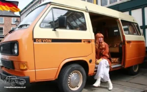 TV Film Movie Action Vehicles Scotland England VW T25 Devon Campervan 1984 - Front NS Open 2