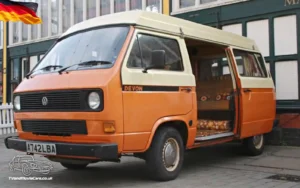 TV Film Movie Action Vehicles Scotland England VW T25 Devon Campervan 1984 - Front NS Open