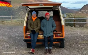 TV Film Movie Action Vehicles Scotland England VW T25 Devon Campervan 1984 - Rear