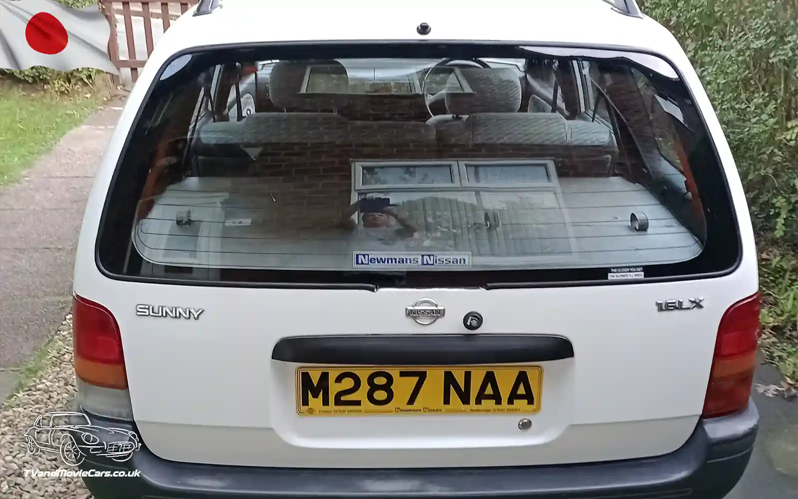 TV Film Movie Action Vehicles Scotland UK Japanese Car Nissan Sunny LX 1995 - Rear