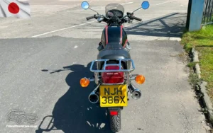 TV Film Movie Action Vehicles Scotland UK Motor Bike Honda CX500 1981 - Rear
