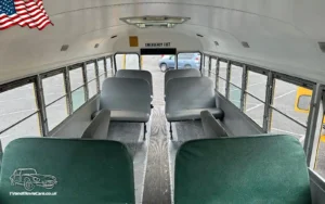 TV Film Movie Action Vehicles Scotland USA American International 3800 7.2L V8 School Bus 1997 - Interior Rear