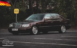 TV Film Movie Action Vehicles Scotland and UK Mercedes S Class 1998 Front NS 2