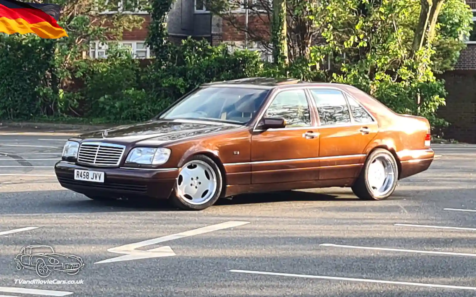 TV Film Movie Action Vehicles Scotland and UK Mercedes S Class 1998 Front NS 3