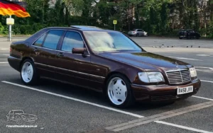 TV Film Movie Action Vehicles Scotland and UK Mercedes S Class 1998 Front OS 2