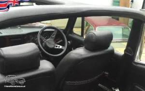 TV Film Movie Action Vehicles Scotland and UK Triumph Stag 1974 Interior Dashboard Rear