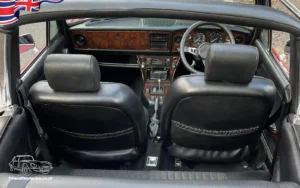 TV Film Movie Action Vehicles Scotland and UK Triumph Stag 1974 Interior Front and Rear