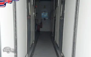 TV Film Movie Action Vehicles UK Iveco Daily Prisoner Van 2011 - Interior - Corridor