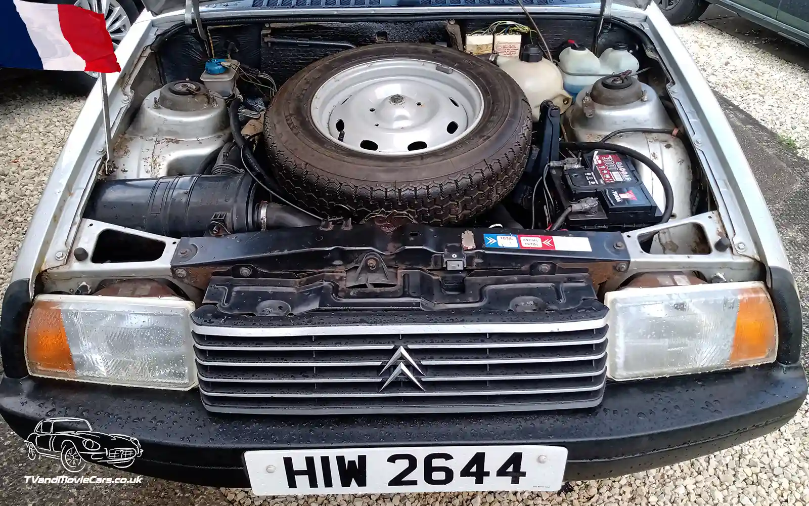 TV Film Movie Action Vehicles Scotland French Cars Citroen Visa 10E Leader 1986 Engine.