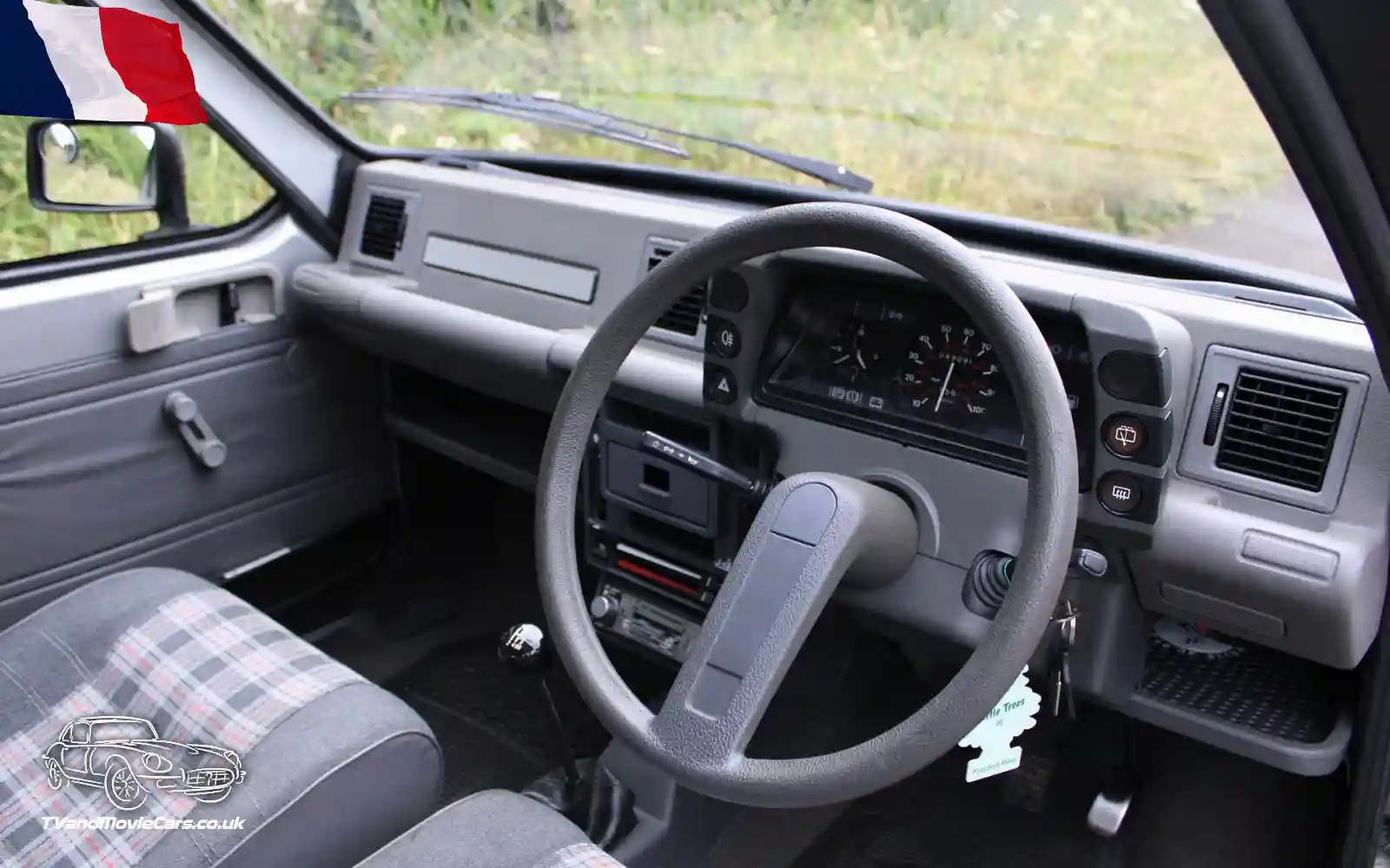 TV Film Movie Action Vehicles Scotland French Cars Citroen Visa 10E Leader 1986 Interior Dashboard OS