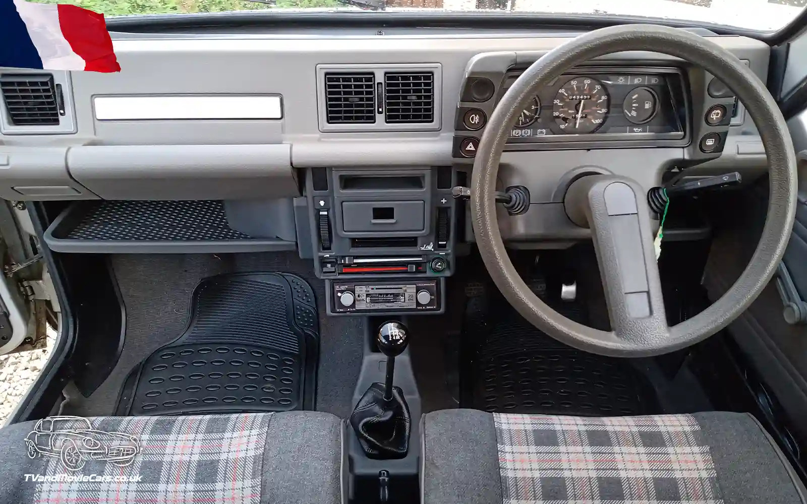 TV Film Movie Action Vehicles Scotland French Cars Citroen Visa 10E Leader 1986 Interior Dashboard