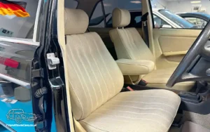 TV Film Movie Action Vehicles Scotland German Cars Mercedes E Class 200 W123 1983 Internal Front Seats