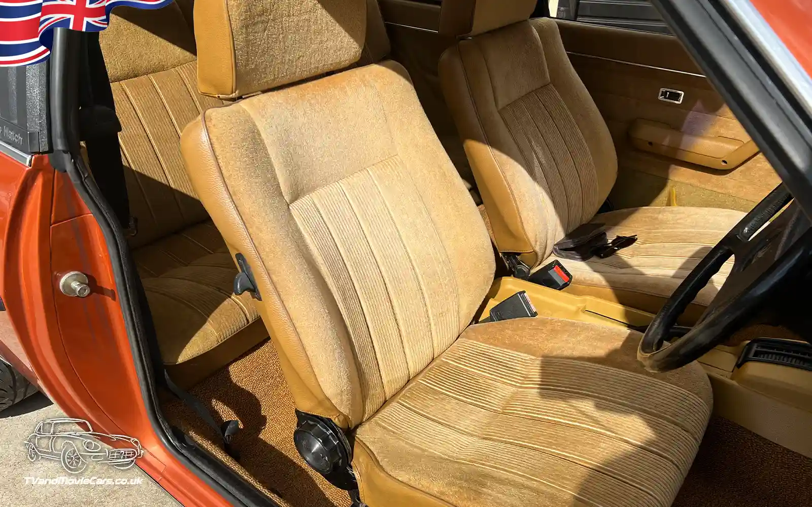 TV Film Movie Action Vehicles Scotland UK Cars Vauxhall Cavalier Sportshatch 1980 Interior - Front Seats