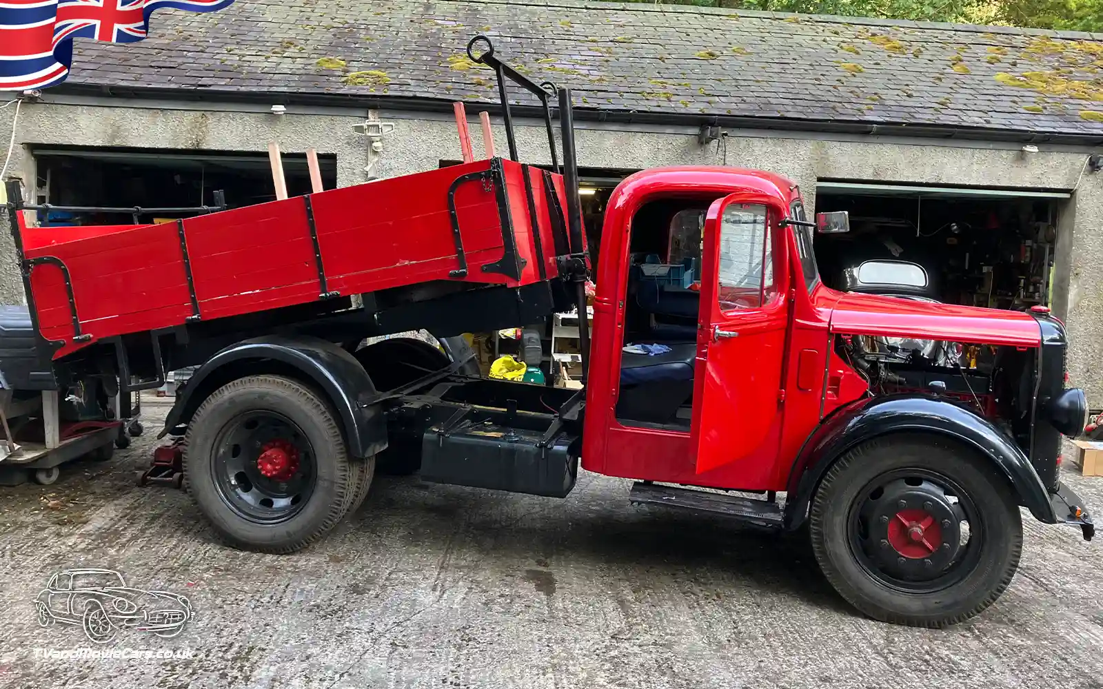 TV Film Movie Action Vehicles Scotland UK Tipper Lorry and Truck Bedford M-Type 1946 Raised OS