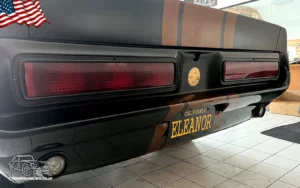 TV Film Movie Action Vehicles Scotland USA American Cars Ford Mustang Shelby GT500 Eleanor 1968 Rear CU