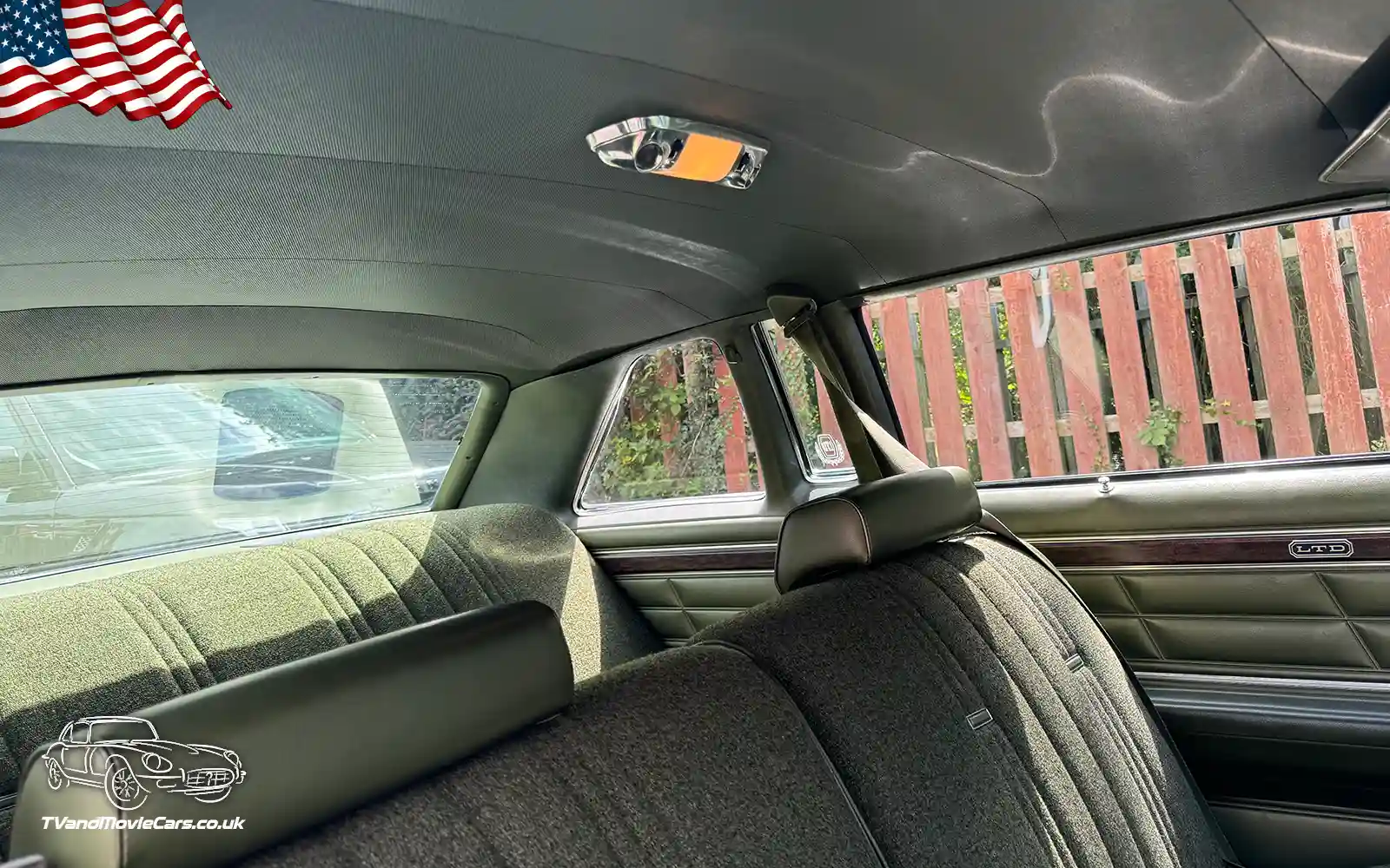 TV Film Movie Action Vehicles Scotland USA Cars Ford LTD Coupe 1976 Interior Roof Lining