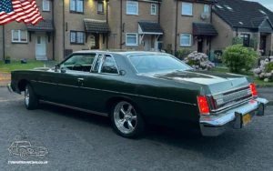 TV Film Movie Action Vehicles Scotland USA Cars Ford LTD Coupe 1976 OS Rear Night