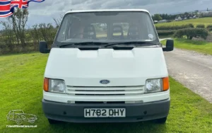 TV Film Movie Action Vehicles Scotland UK Ford Transit Bonus Van 1990 Front