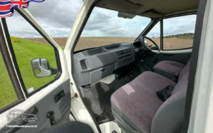 TV Film Movie Action Vehicles Scotland UK Ford Transit Bonus Van 1990 Interior NS Front