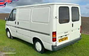 TV Film Movie Action Vehicles Scotland UK Ford Transit Bonus Van 1990 NS Rear