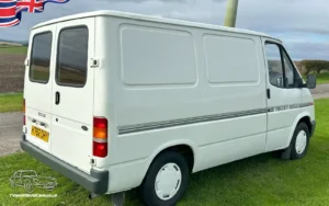 TV Film Movie Action Vehicles Scotland UK Ford Transit Bonus Van 1990 OS Rear