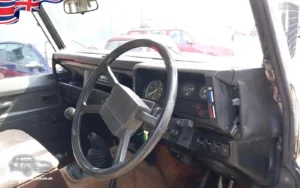 TV Film Movie Action Vehicles Scotland UK Land Rover 110 Defender Safari 4x4 1985 Interior OS Dashboard