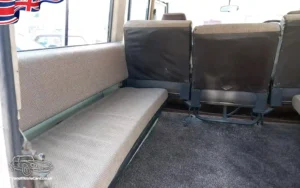 TV Film Movie Action Vehicles Scotland UK Land Rover 110 Defender Safari 4x4 1985 Interior Rear