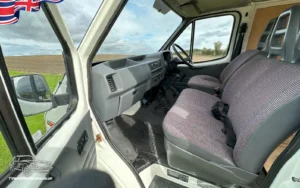 TV Film Movie Action Vehicles Scotland UK Strathclyde Police Transit Van 1990 Interior Front NS