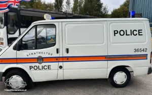 TV Film Movie Action Vehicles Scotland UK Strathclyde Police Transit Van 1990 NS