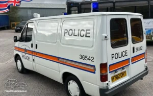 TV Film Movie Action Vehicles Scotland UK Strathclyde Police Transit Van 1990 NS Rear