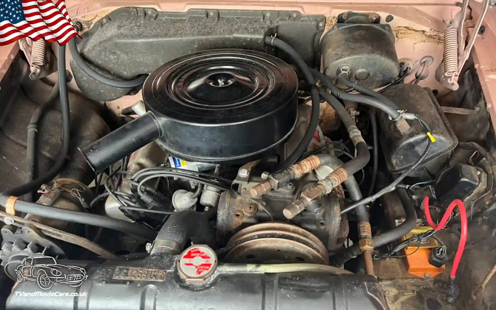 TV Film Movie Action Vehicles Scotland USA American Cars Dodge Royal Lancer 1959 Engine