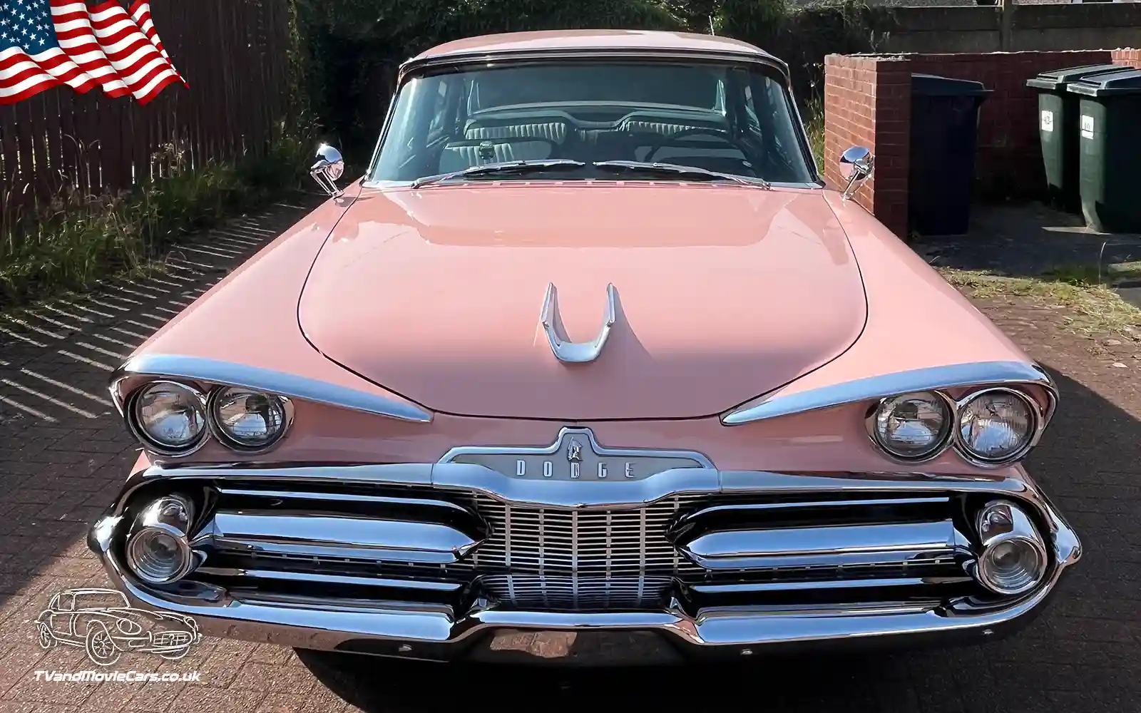 TV Film Movie Action Vehicles Scotland USA American Cars Dodge Royal Lancer 1959 Front Seat