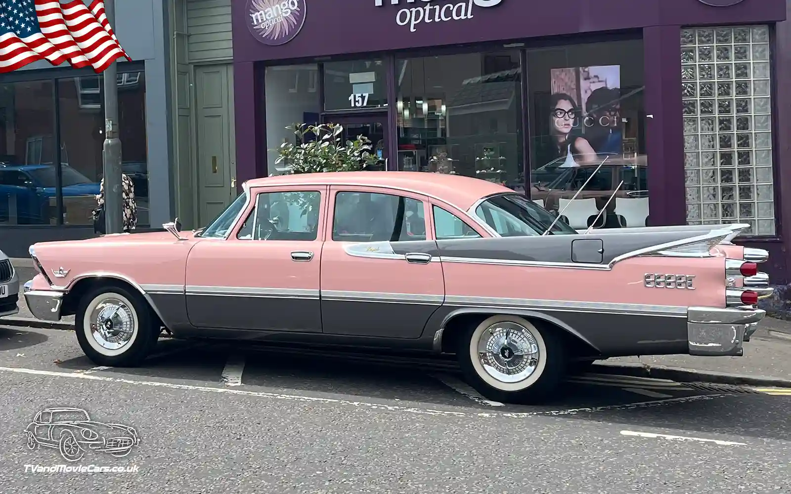 TV Film Movie Action Vehicles Scotland USA American Cars Dodge Royal Lancer 1959 OS