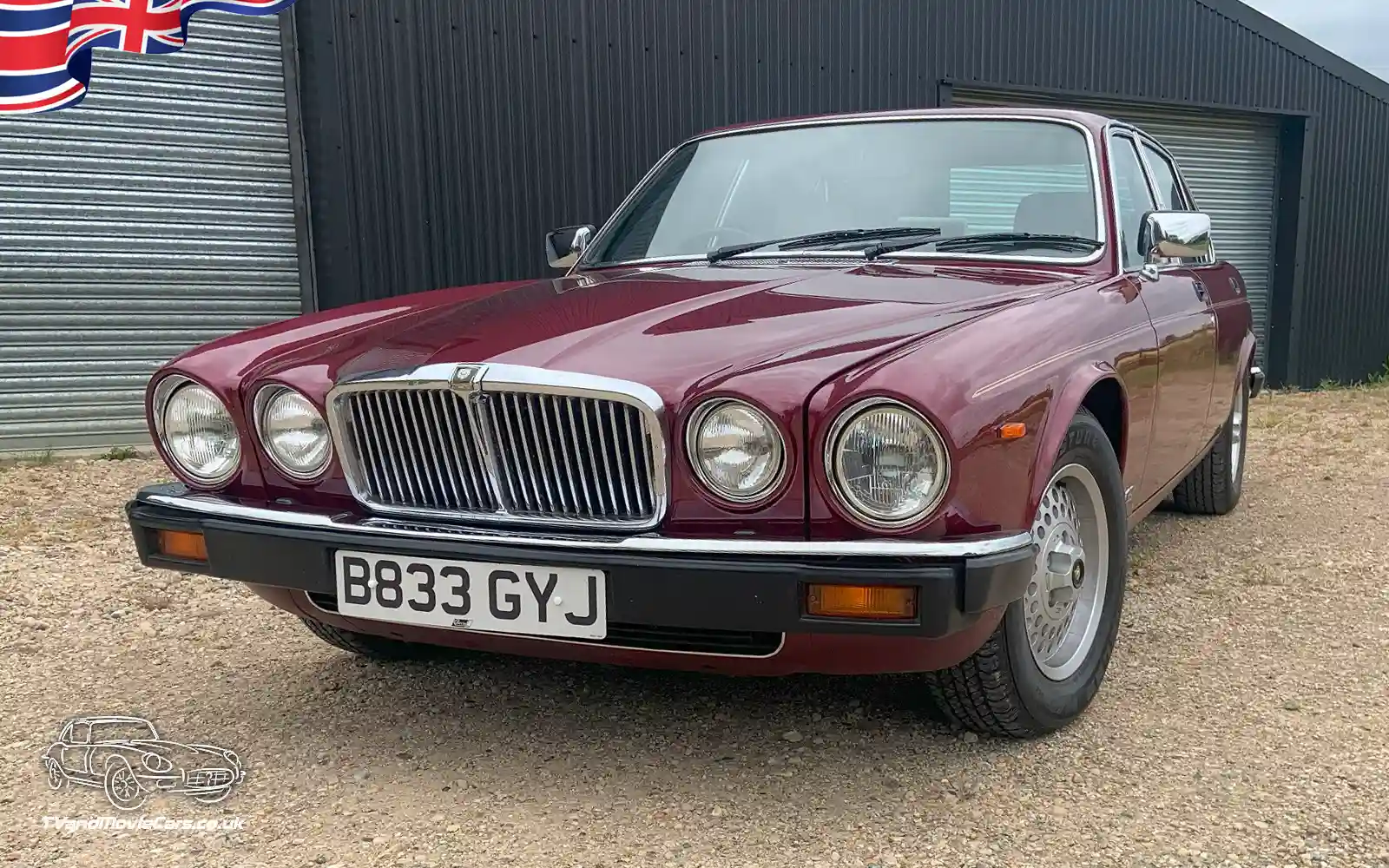 TV Film Movie Action Vehicles Scotland UK Car Jaguar XJ6 Sovereign 1984 Front NS
