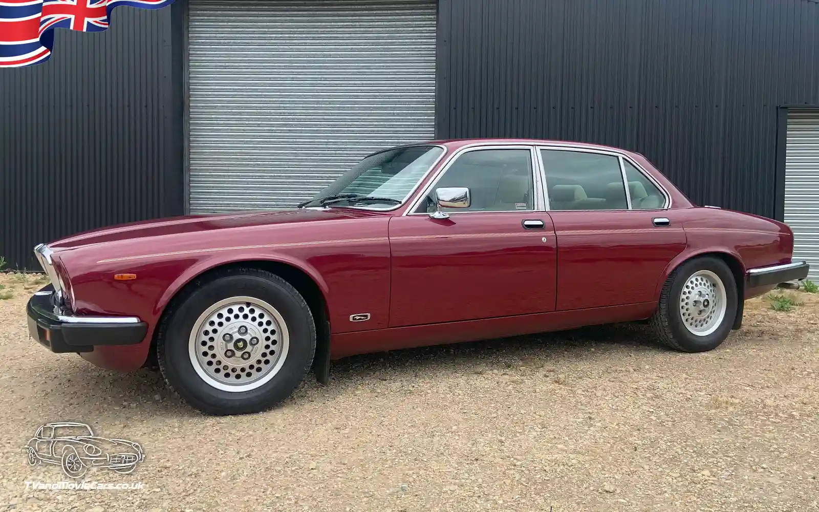 TV Film Movie Action Vehicles Scotland UK Car Jaguar XJ6 Sovereign 1984 NS Front