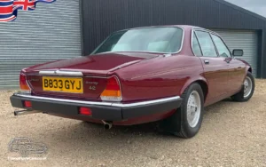 TV Film Movie Action Vehicles Scotland UK Car Jaguar XJ6 Sovereign 1984 Rear OS